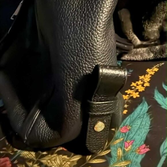 Coach Primrose Pebble Satchel Bag Leather Black Crossbody - See pics! - Picture 11 of 16